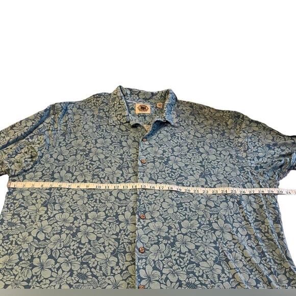 Pusser’s West Indies Silk Button Down Shirt Sz XXL Floral Vacation Resortwear - Picture 10 of 10